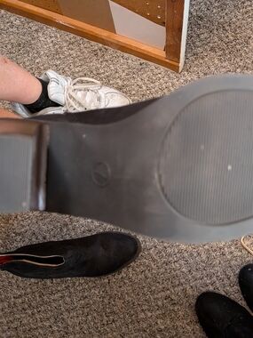 womans Black Slip-On Dress Shoe - Classic Chelsea Style